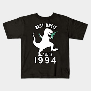 Best Uncle 1994 T-Shirt UncleSaurus Since 1994 Dad Gift Kids T-Shirt